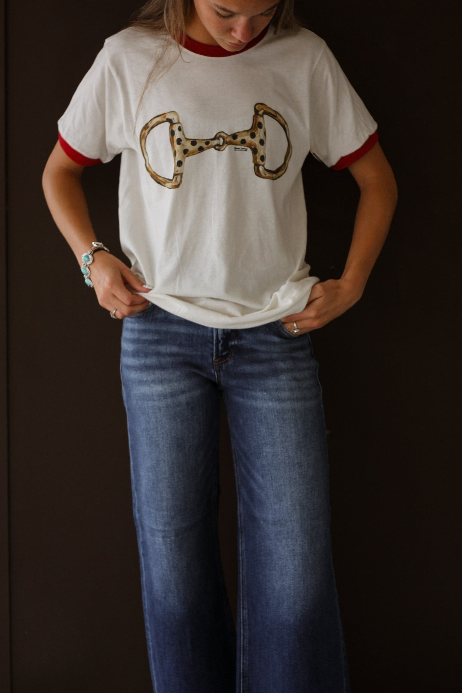 Leopard Horse Bit Tee