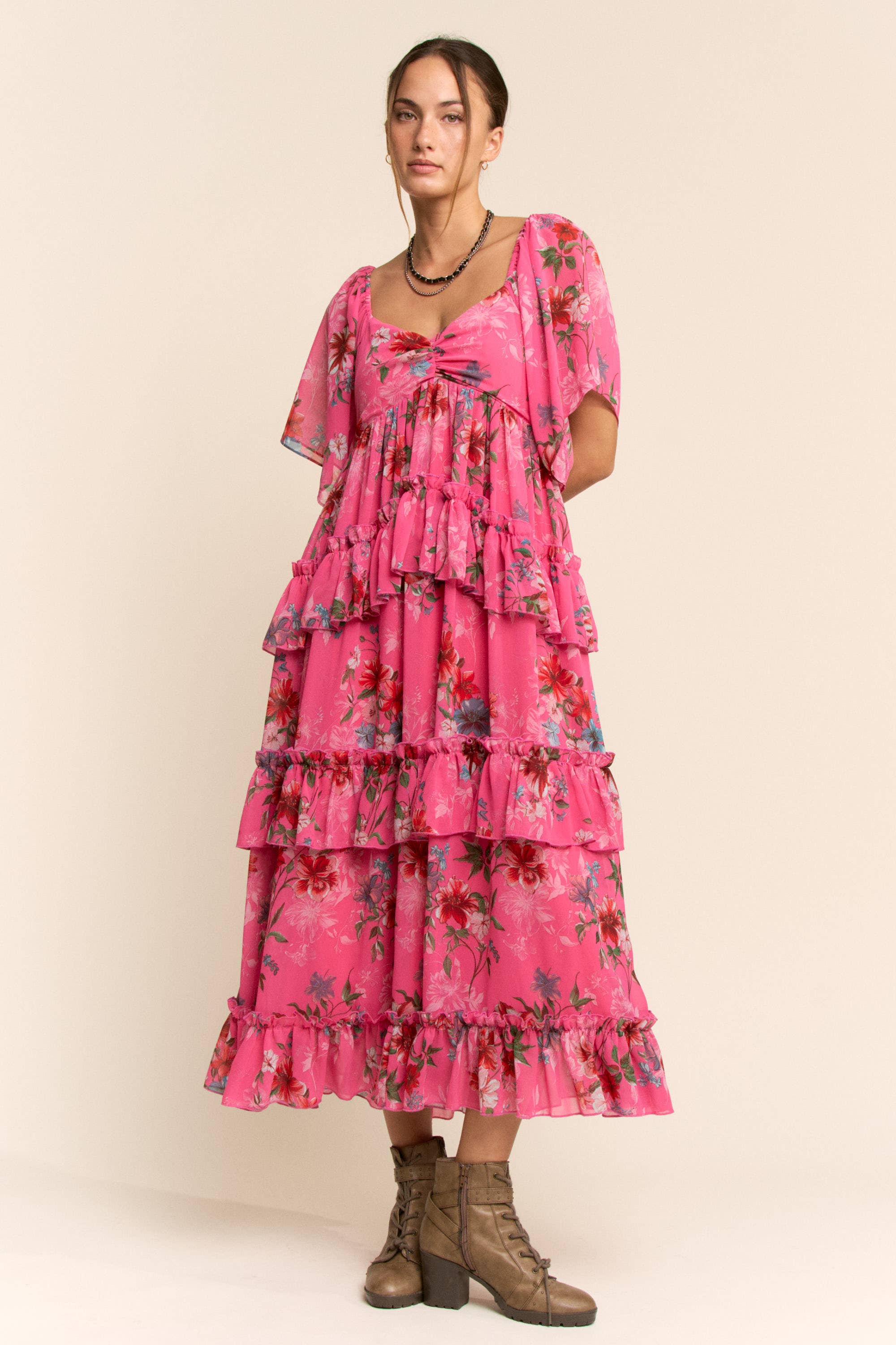 Sunshine Floral Maxi Dres