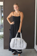 Polka Stripe Tote