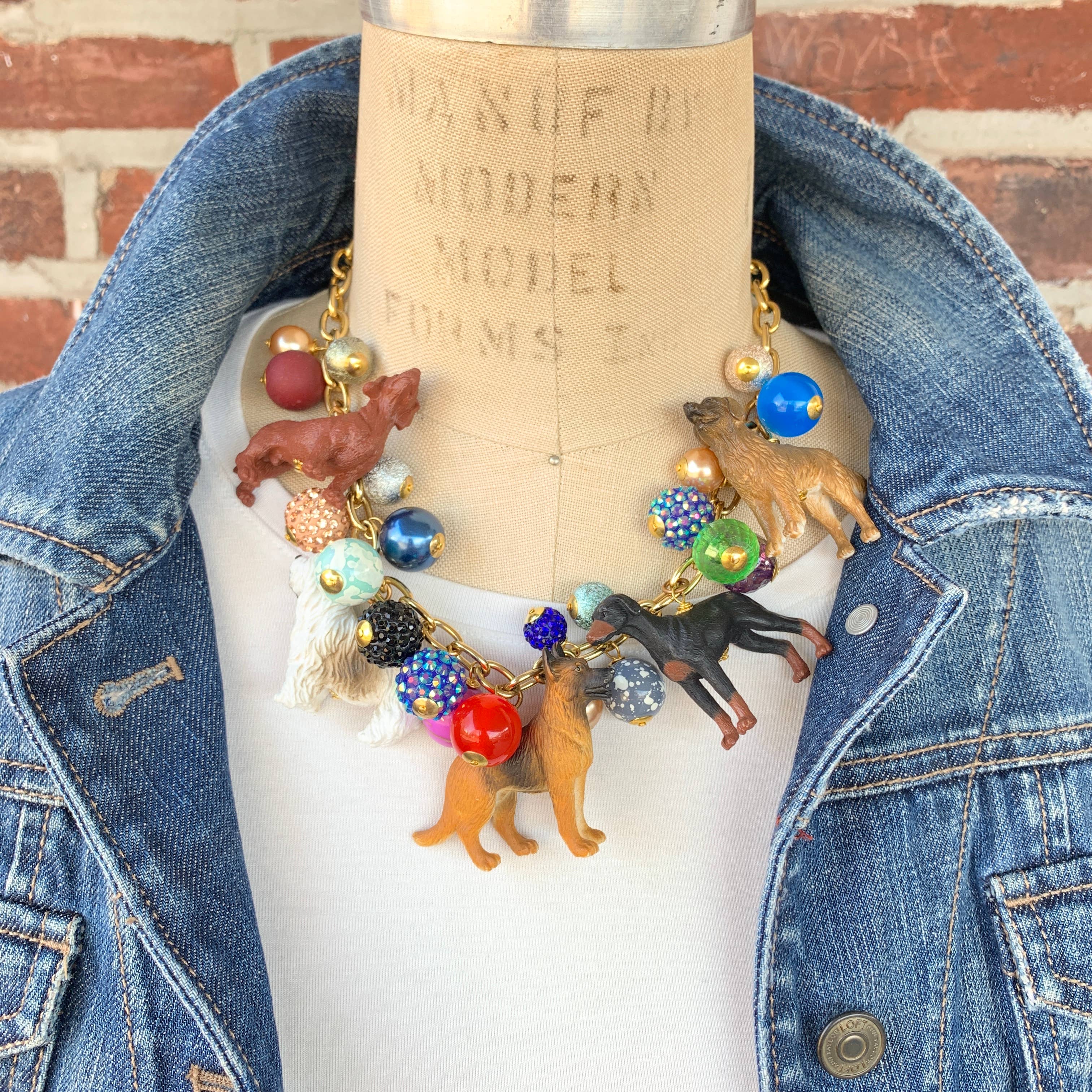 Must Love Dogs Charm Necklace