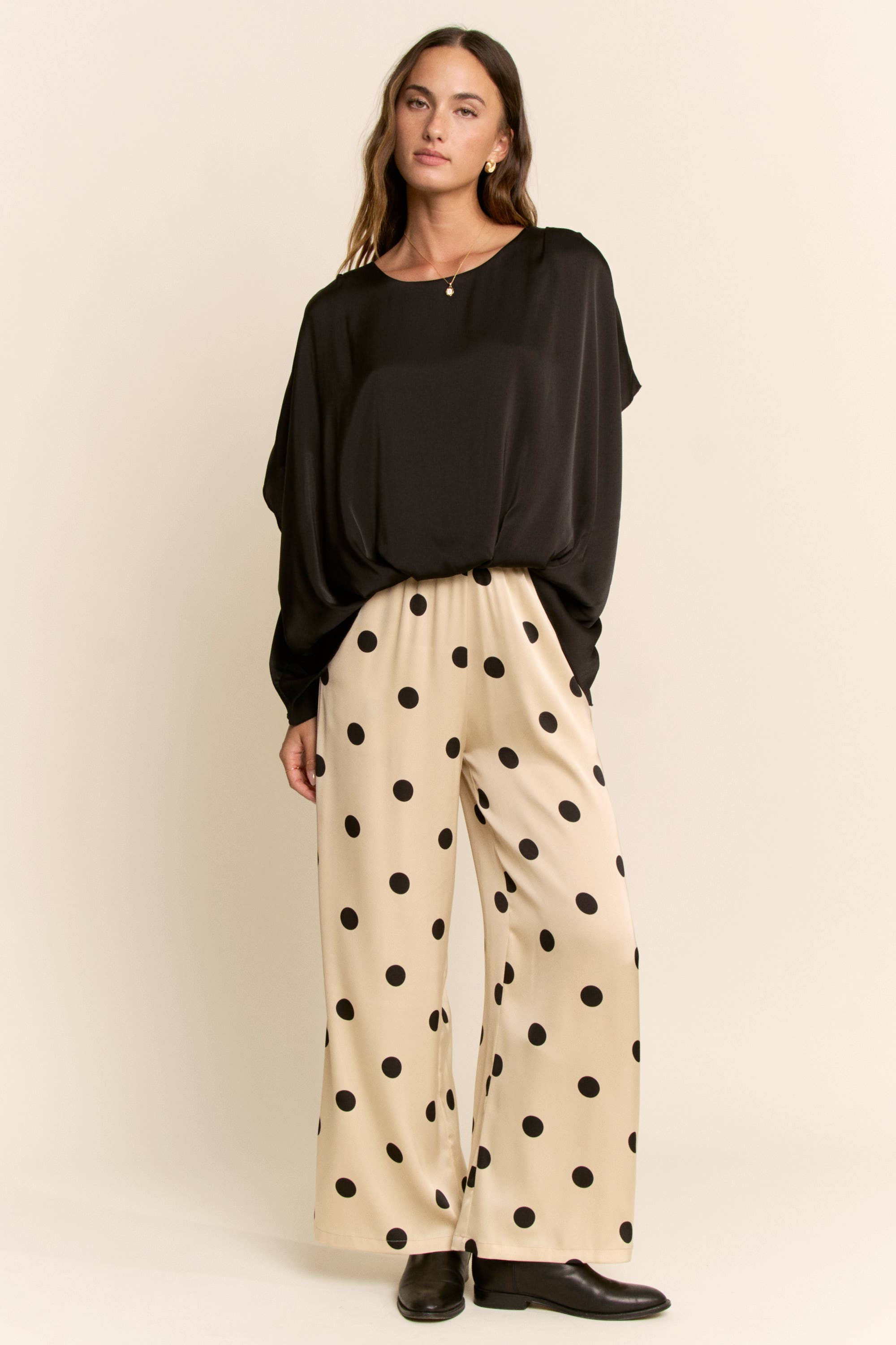Bubble Cropped Blouse