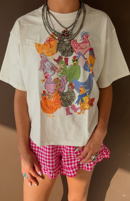 Chicken Collage Tee