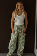 Turqoise Cowboy Slouch Jean