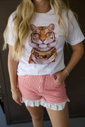 Go Tigers Bedazzled Tee