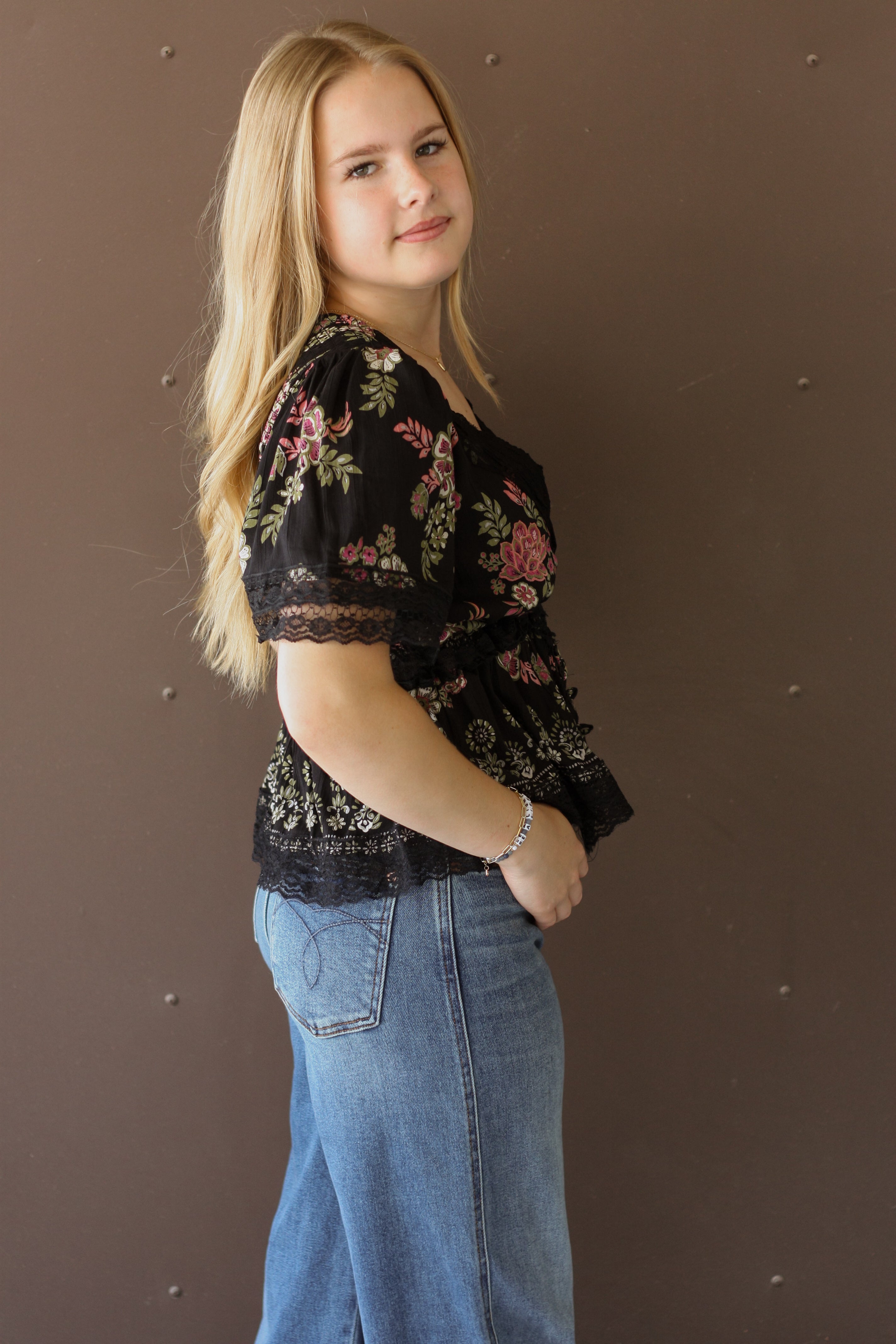 Midnight Rose Blouse