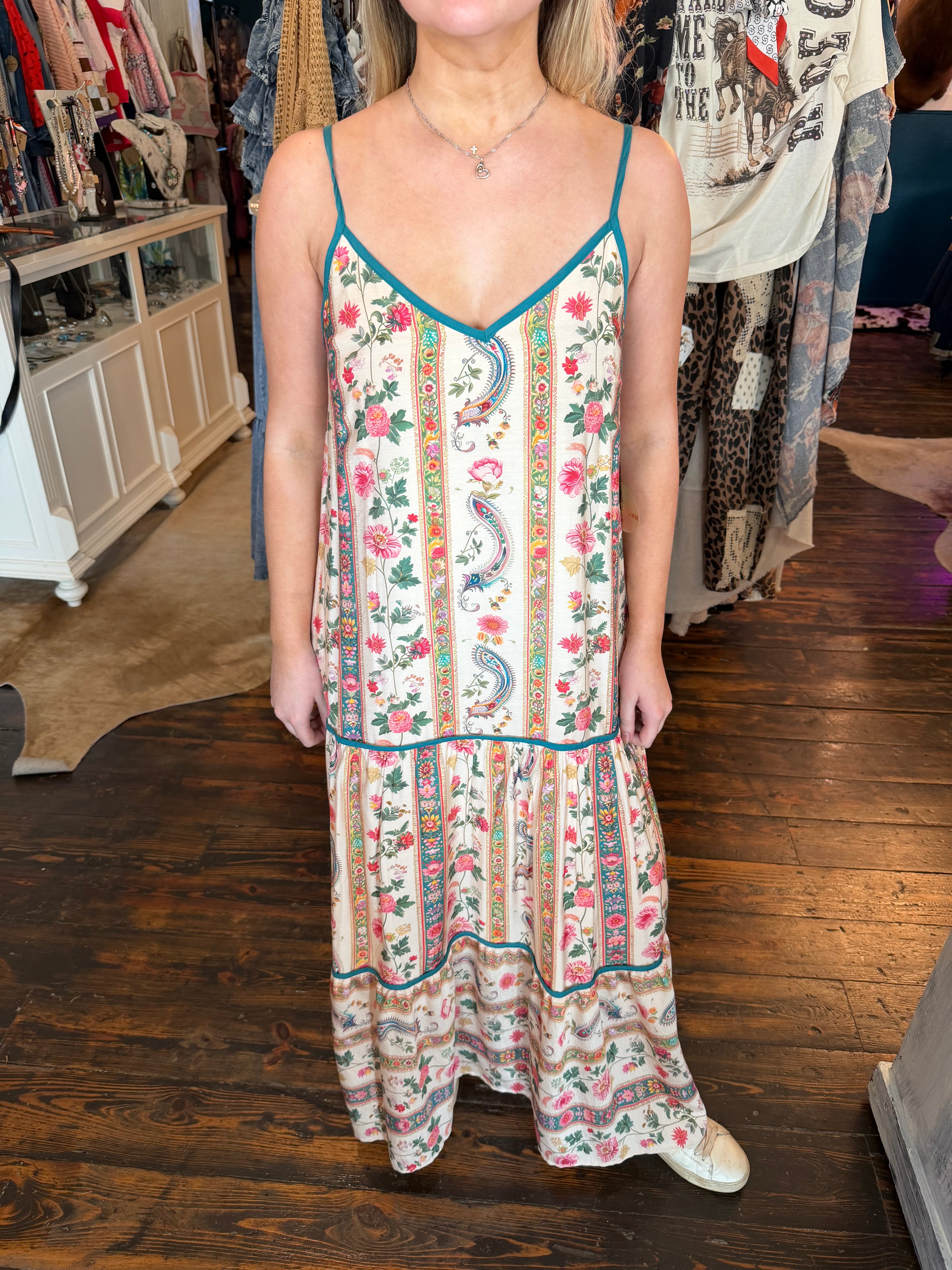 Ee Some Floral Tank Top Dress
