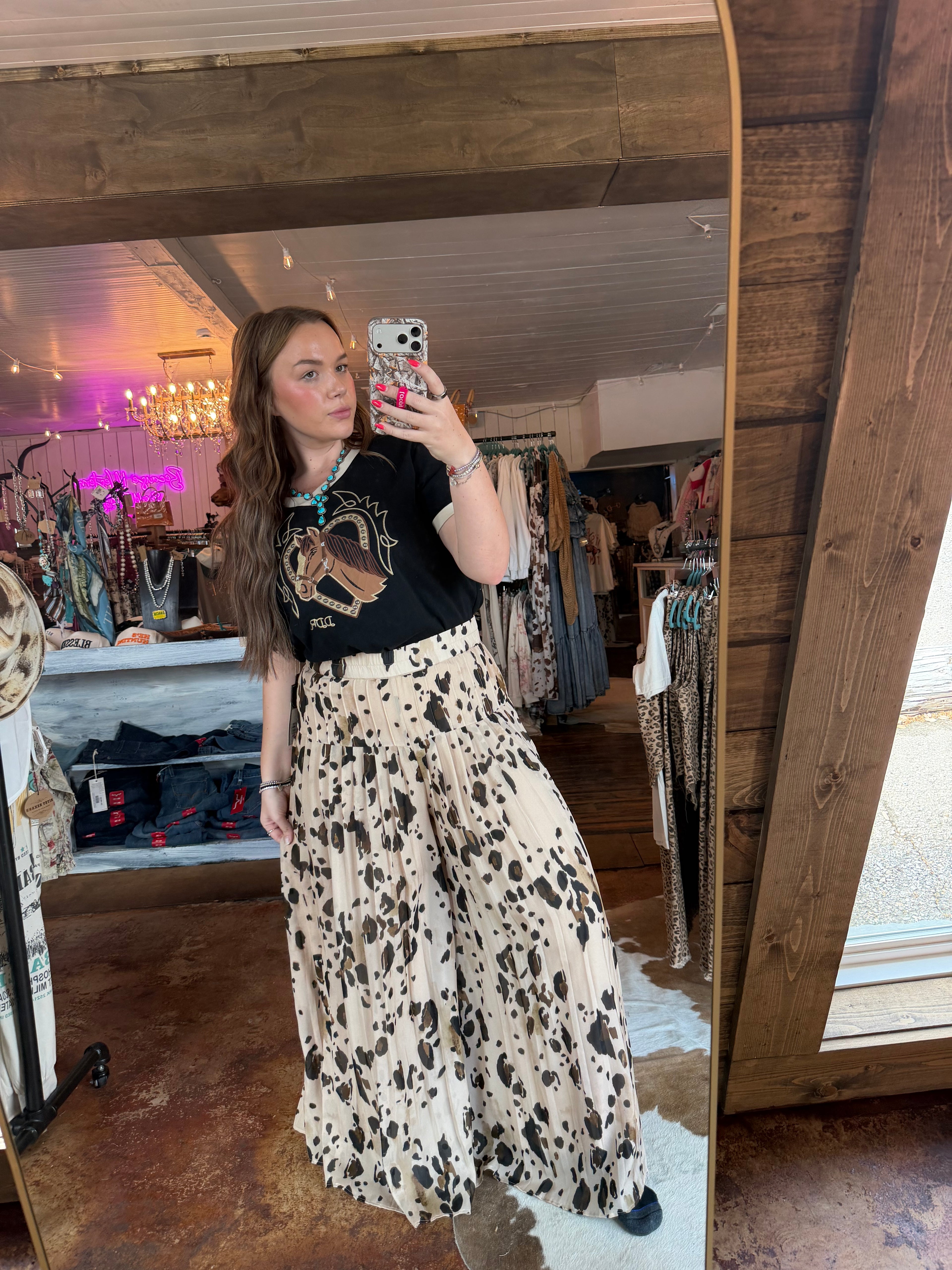 Cow Patterned Pant