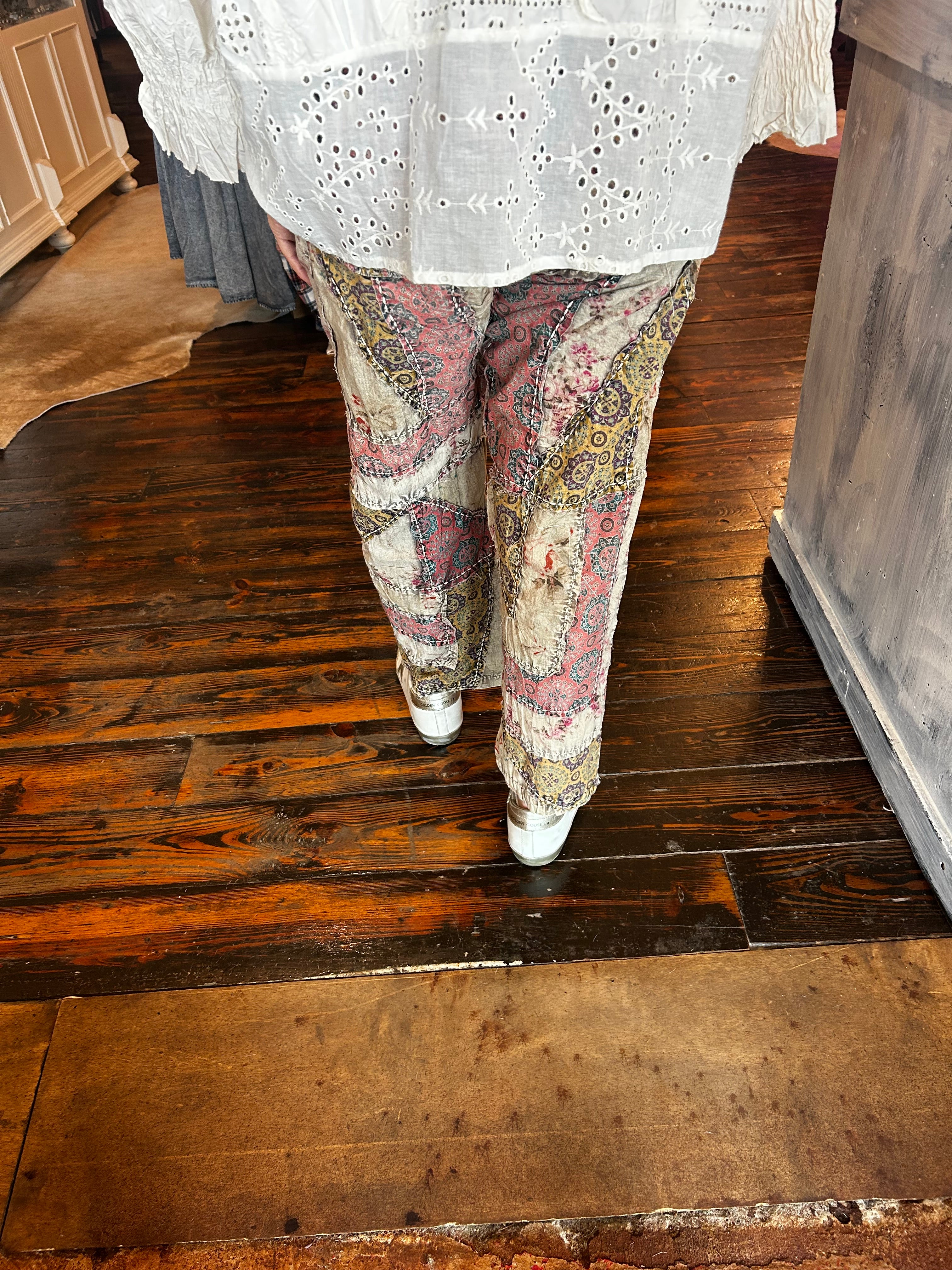 Printed Mix Patchwork Pant