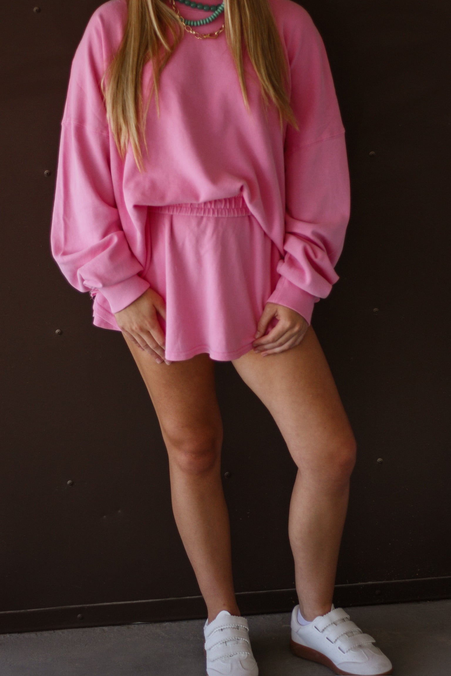 Bubblegum Pink Skort Set