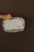 Polka Stripe Medium Pouch