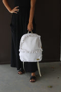 Nude Plaid Backpack