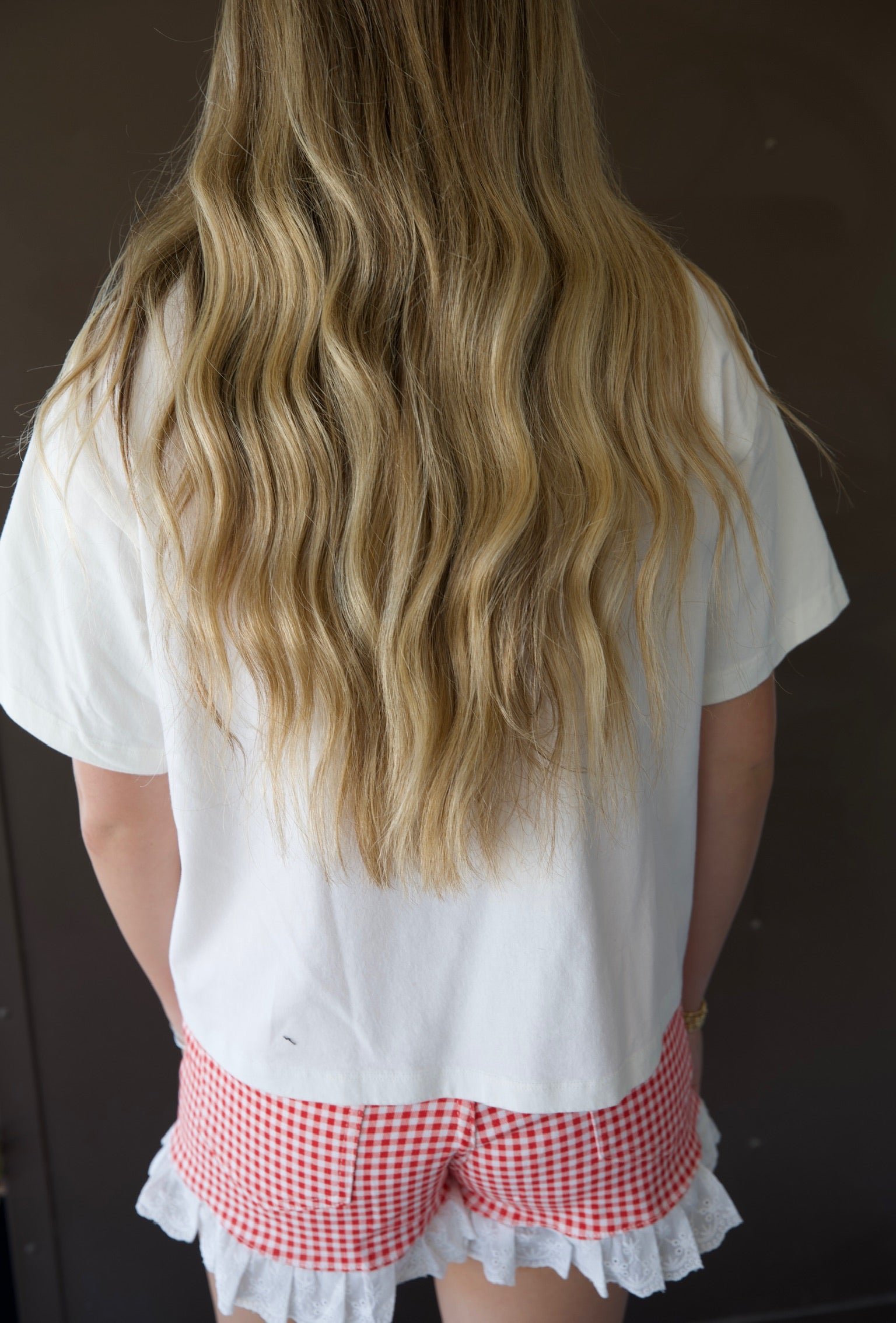 Football Collage Cropped Tee