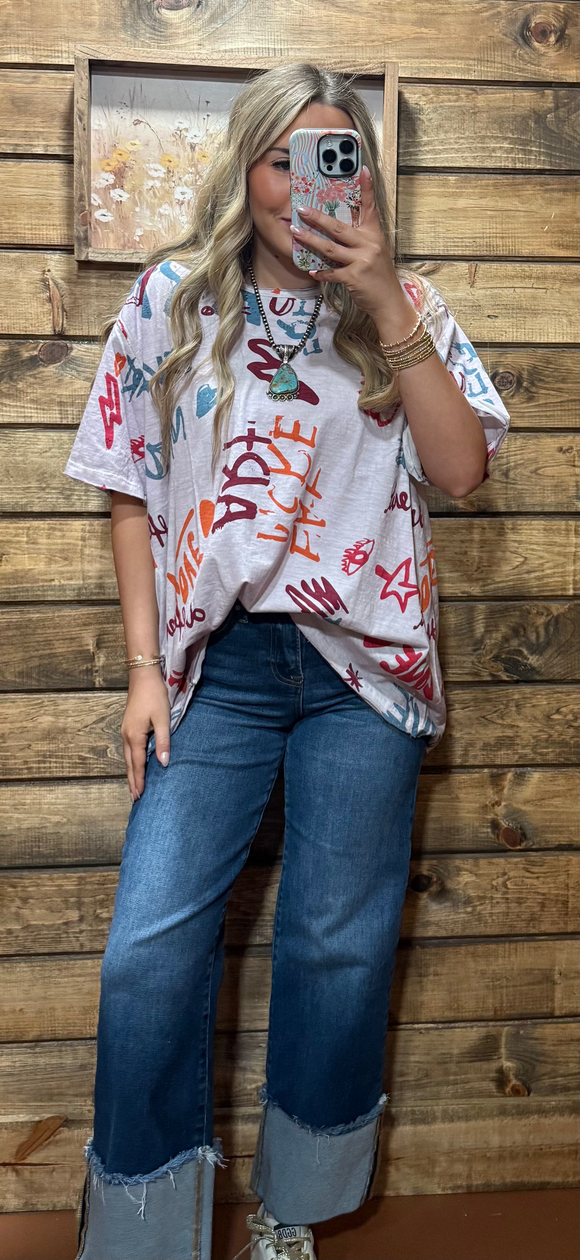Lilac Graphic Tee