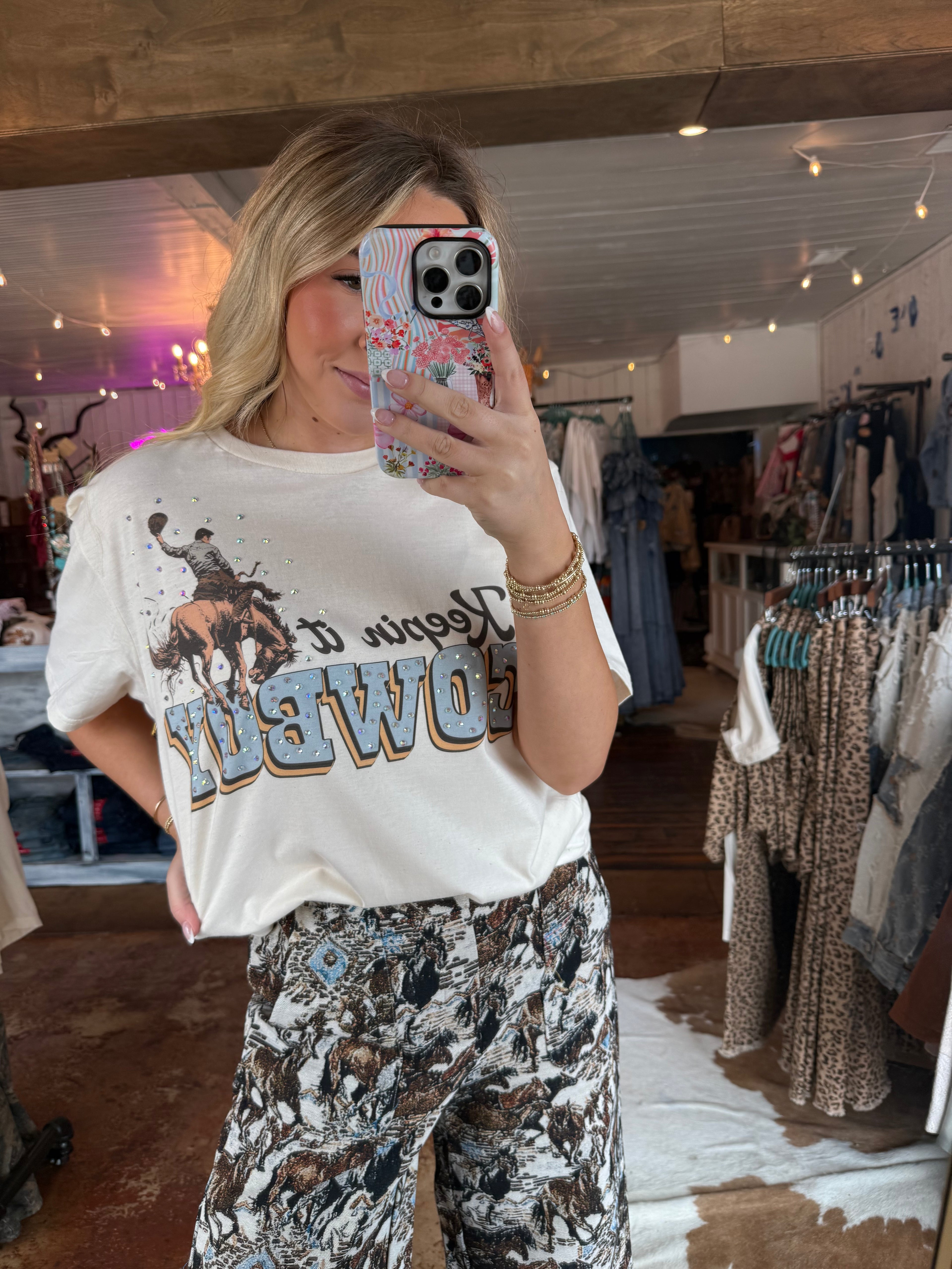 Keeping it Cowboy Tee