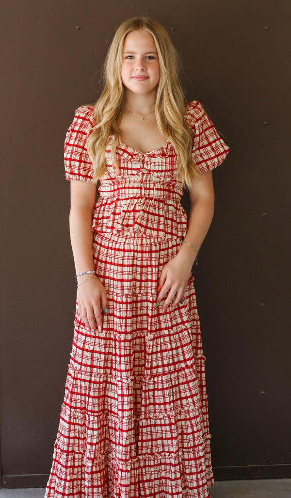 Abigail Plaid Blouse