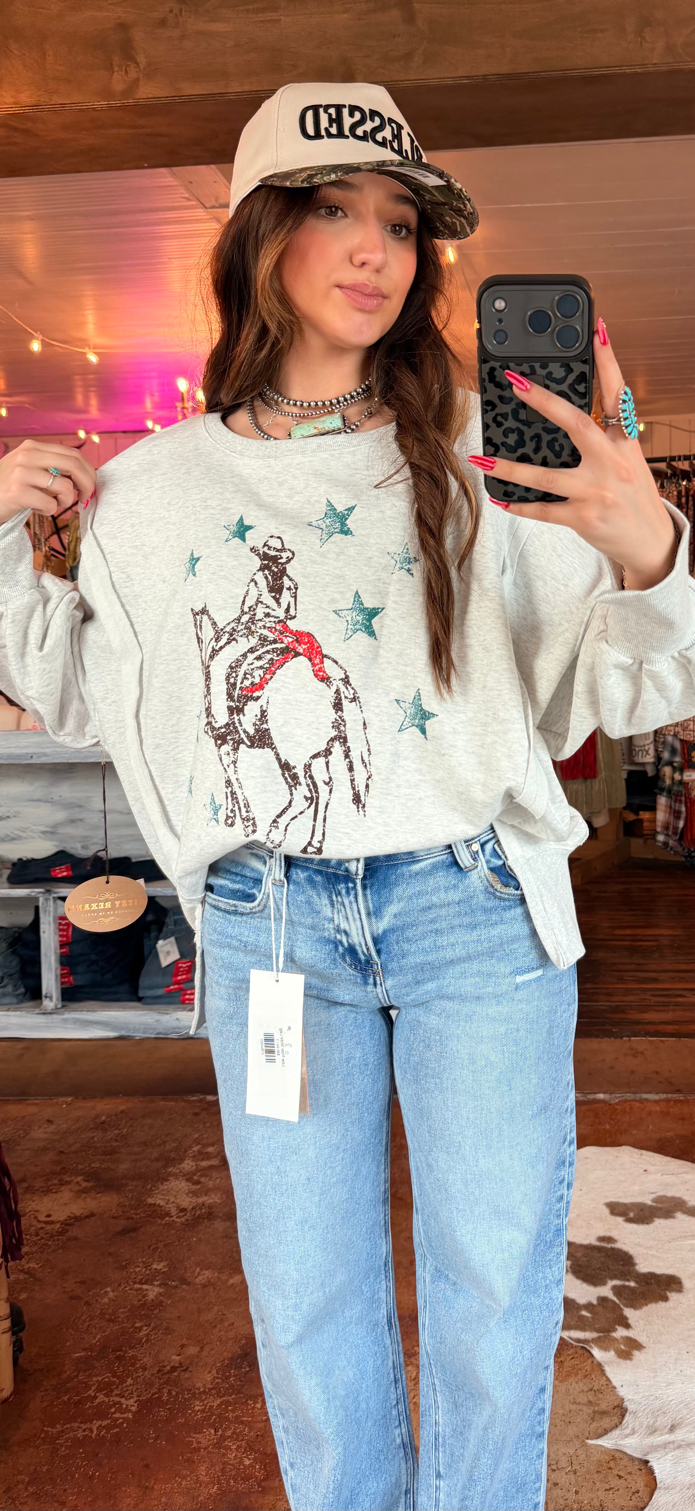 Ee Some Horse & Rider Graphic Sweatshirt