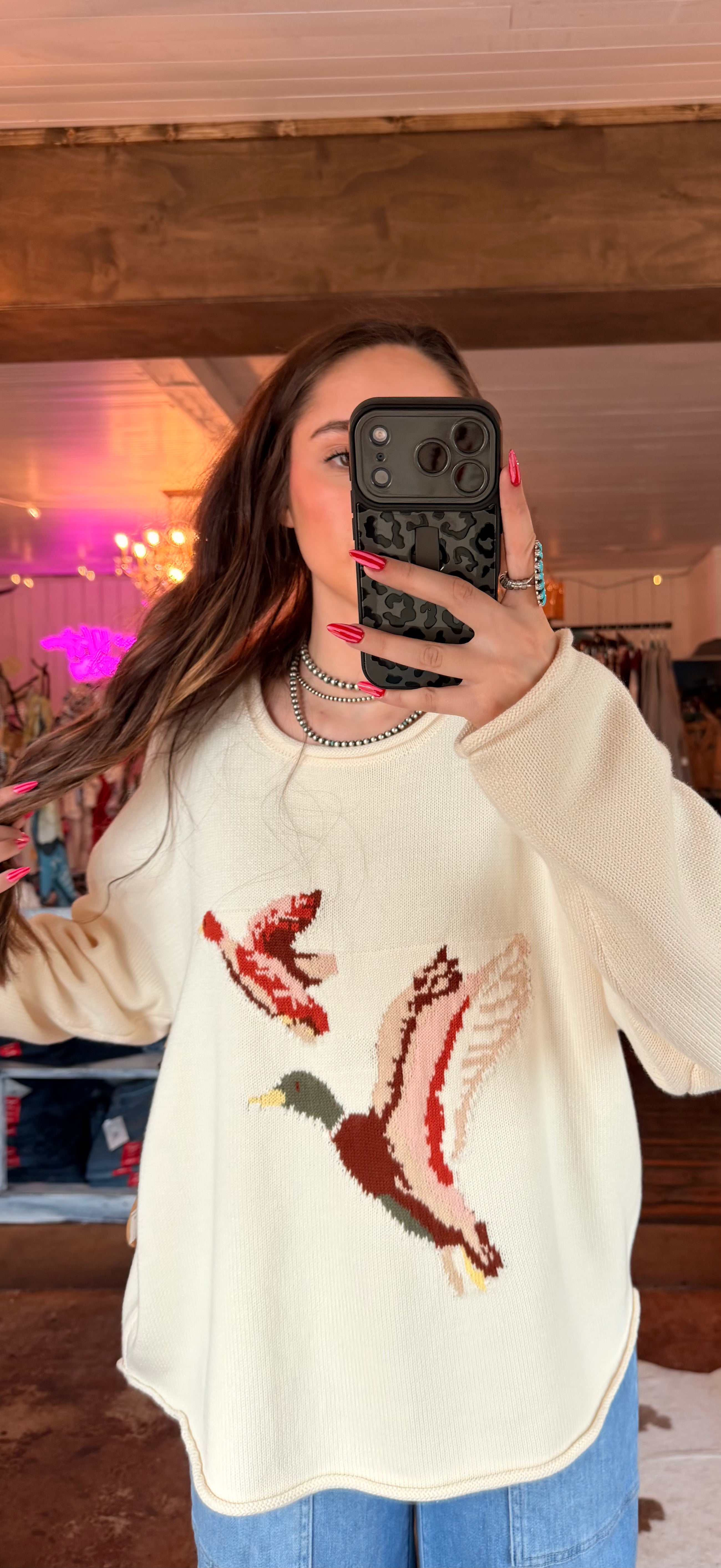 Red Duck Sweater
