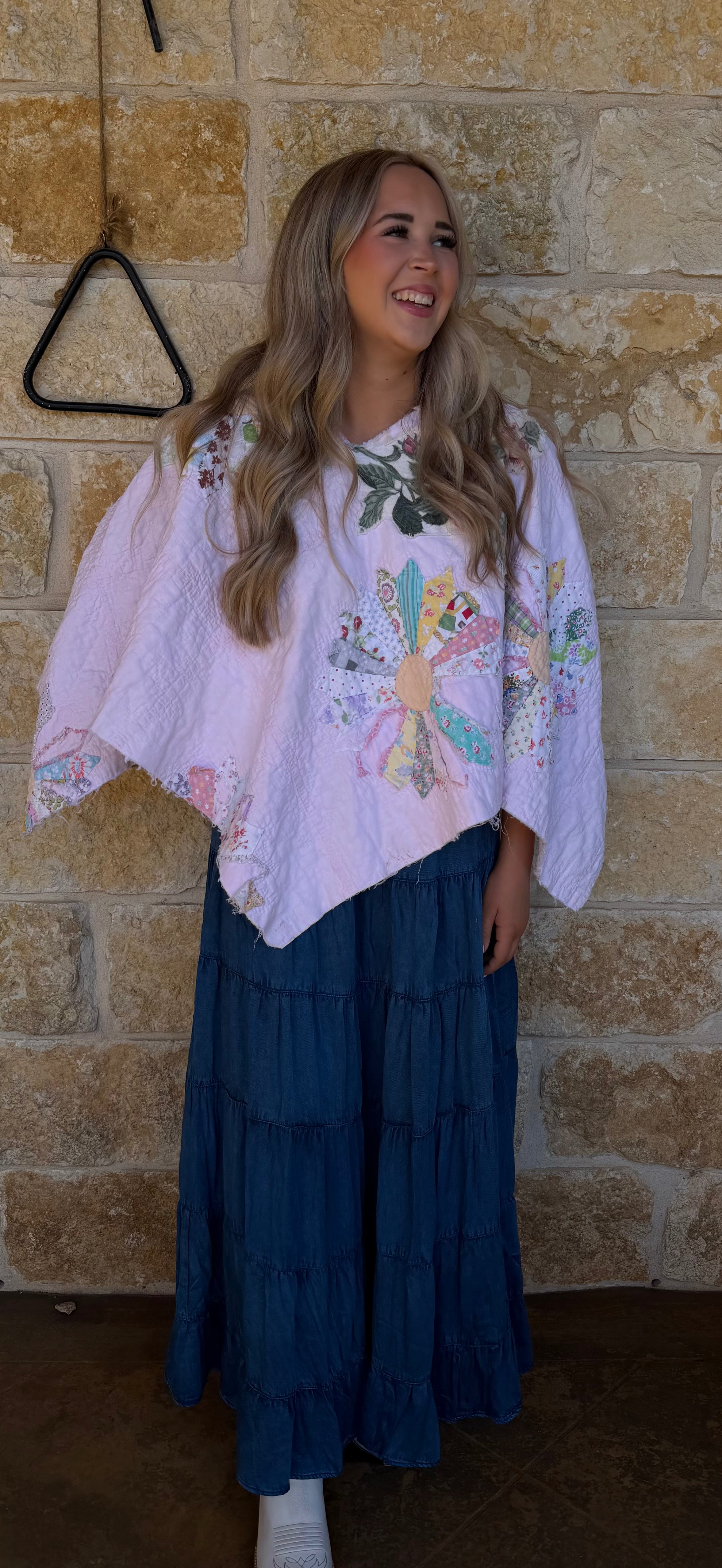 Blue Light-Wash Skirt