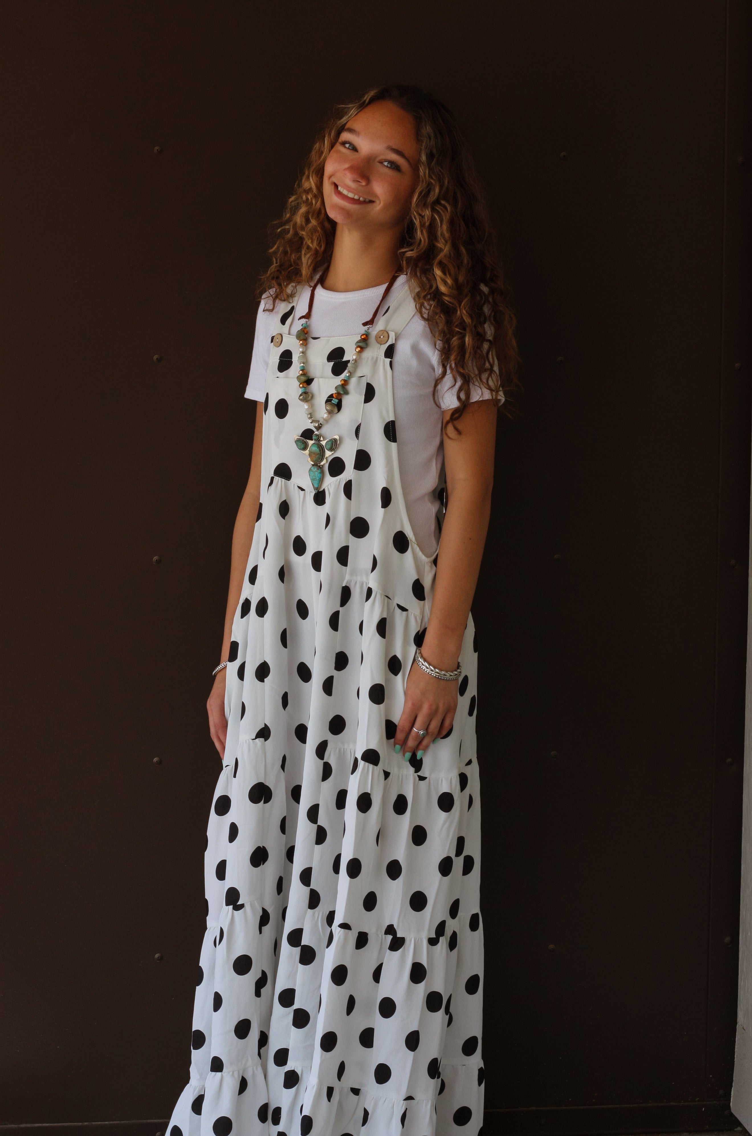 Polka Dot Overalls