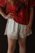 Satin Lace Short