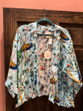 Peacock Paradise Short Kimono