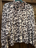 Mesh Button Down Long Sleeve