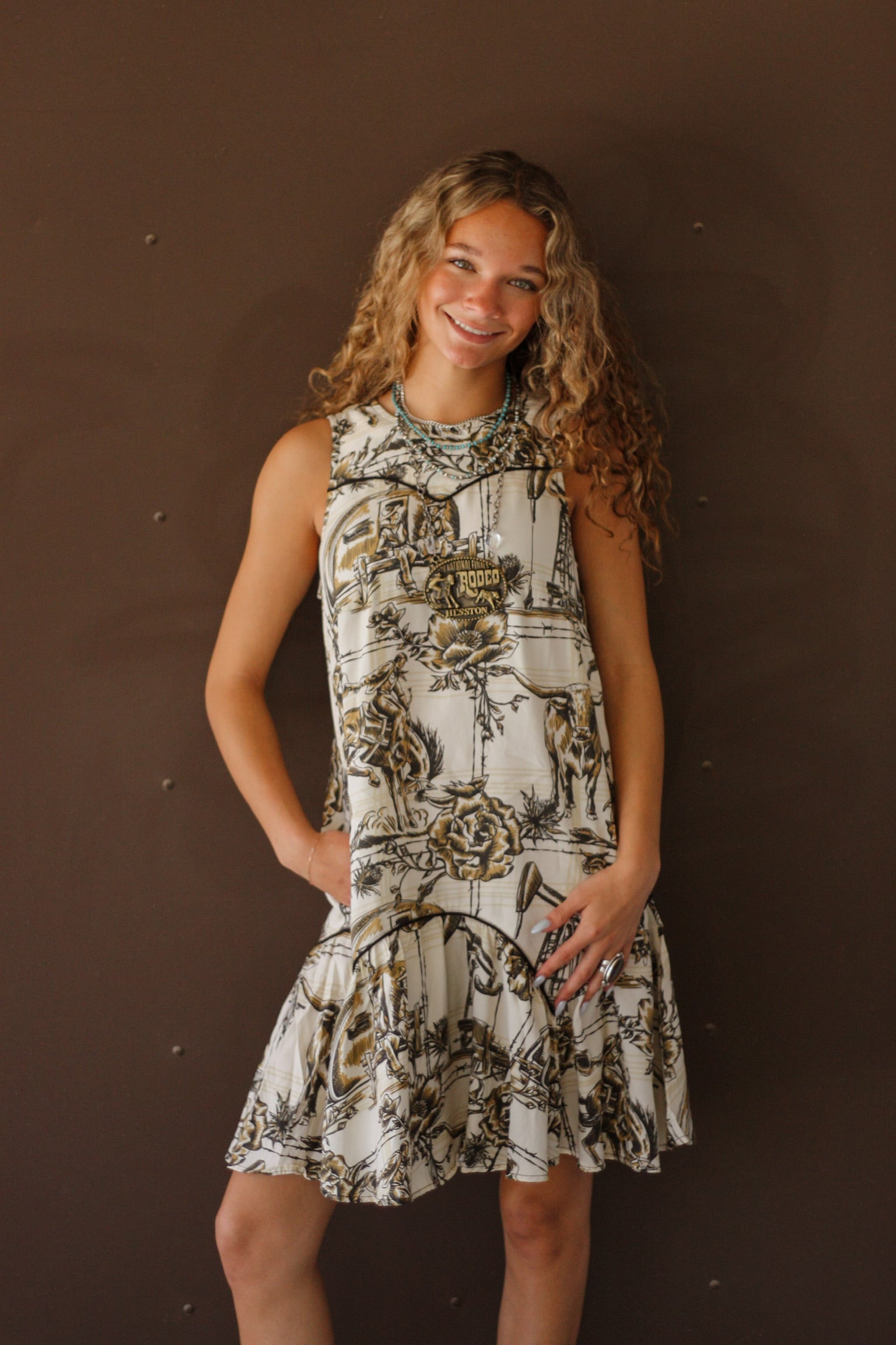 Petro Plaid Tunic Dress
