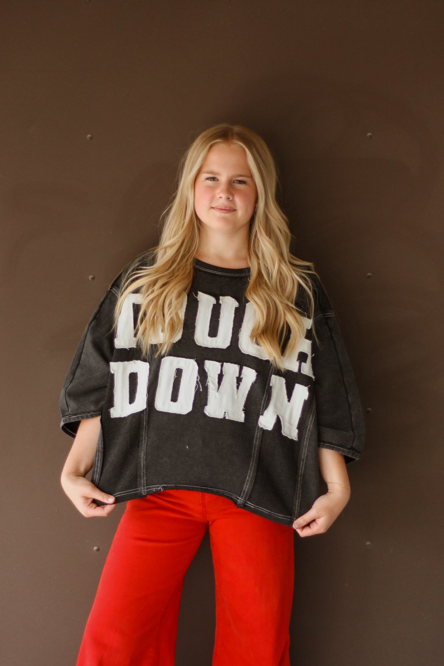 TOUCHDOWN Short Sleeve Sweatshirt