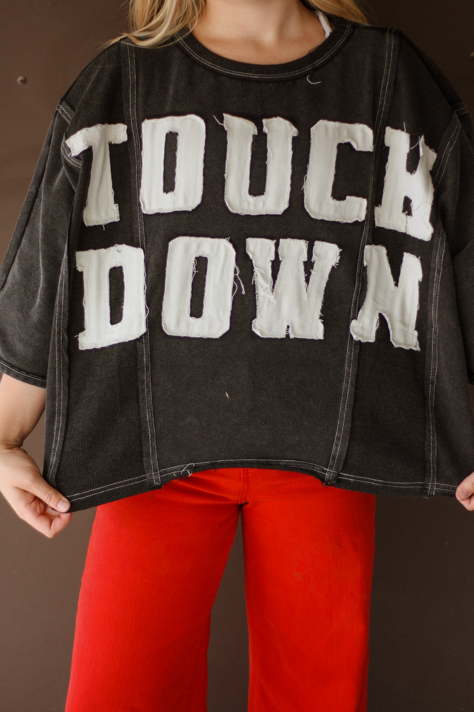 TOUCHDOWN Short Sleeve Sweatshirt