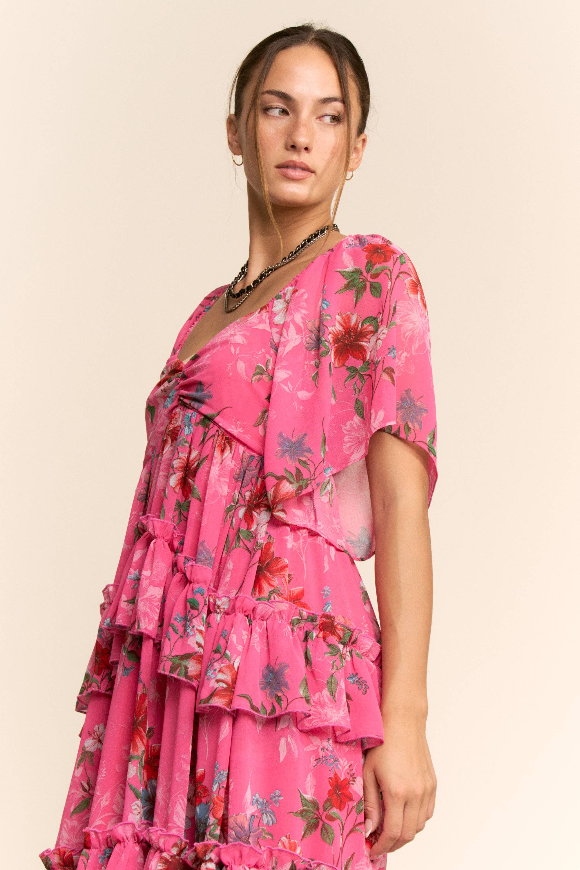 Sunshine Floral Maxi Dres