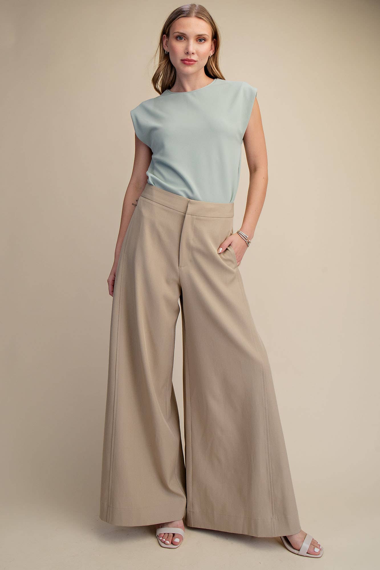 Palazzo Wide Leg Pants