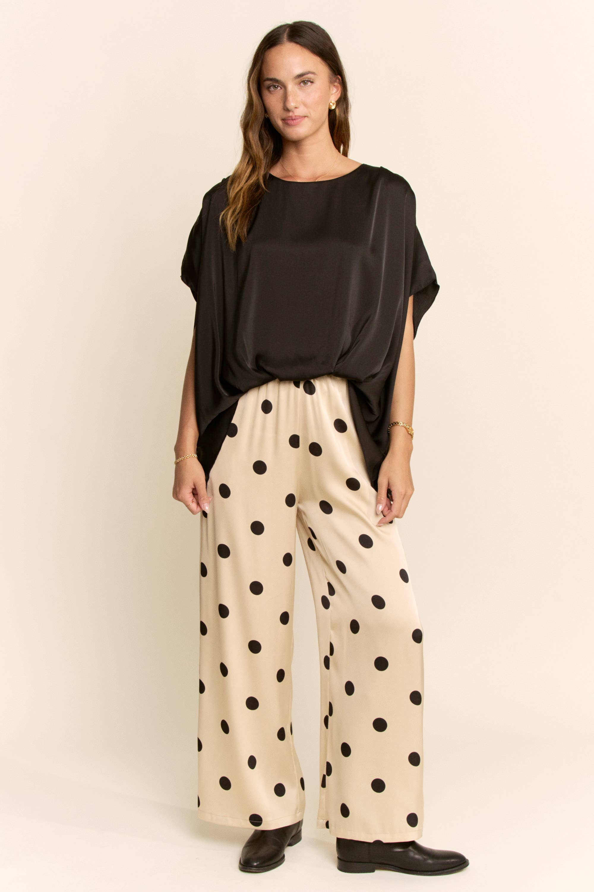 Bubble Cropped Blouse