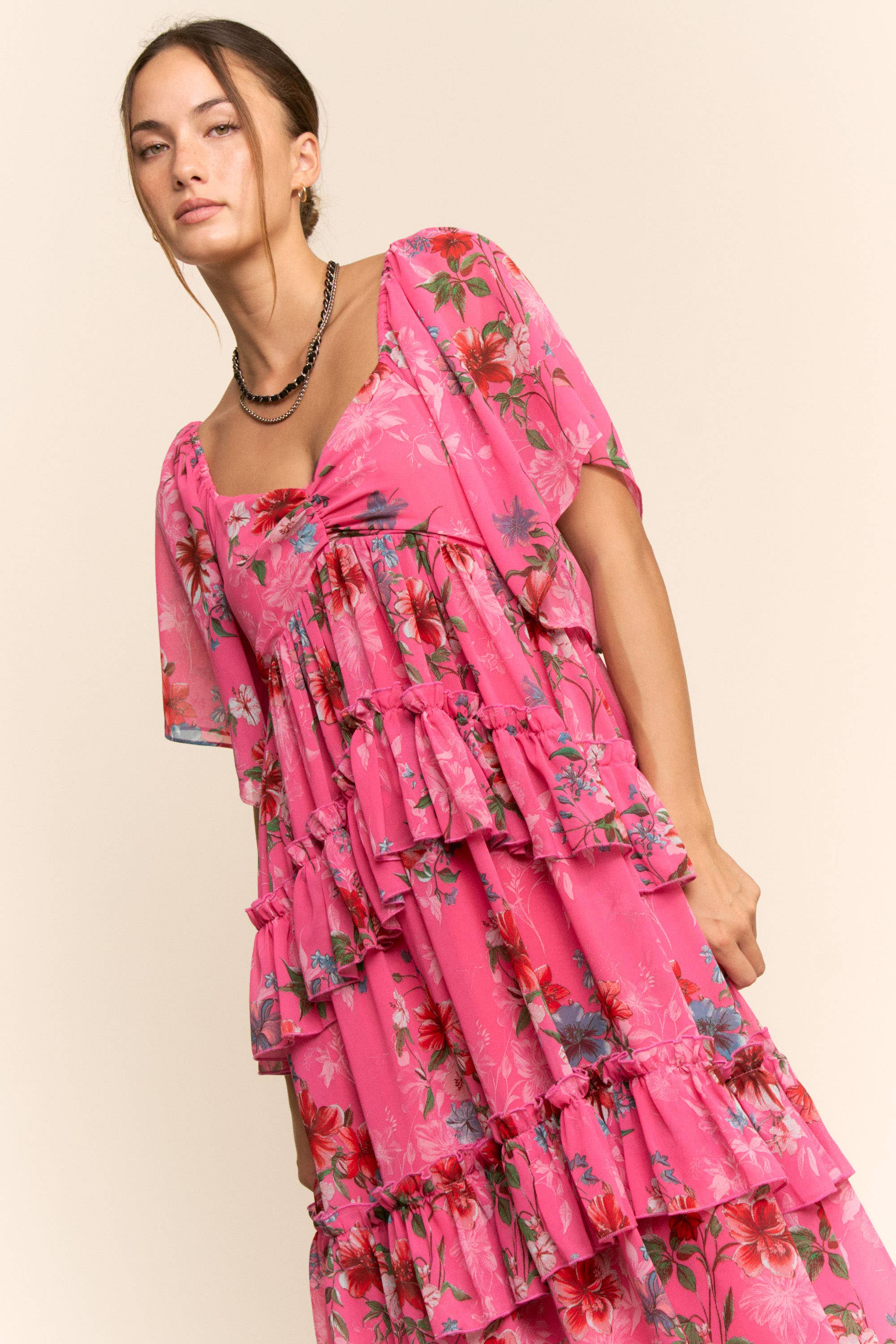 Sunshine Floral Maxi Dres