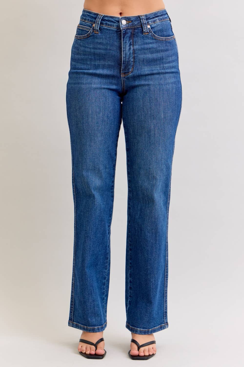 Tummy Control Straight Leg Jeans