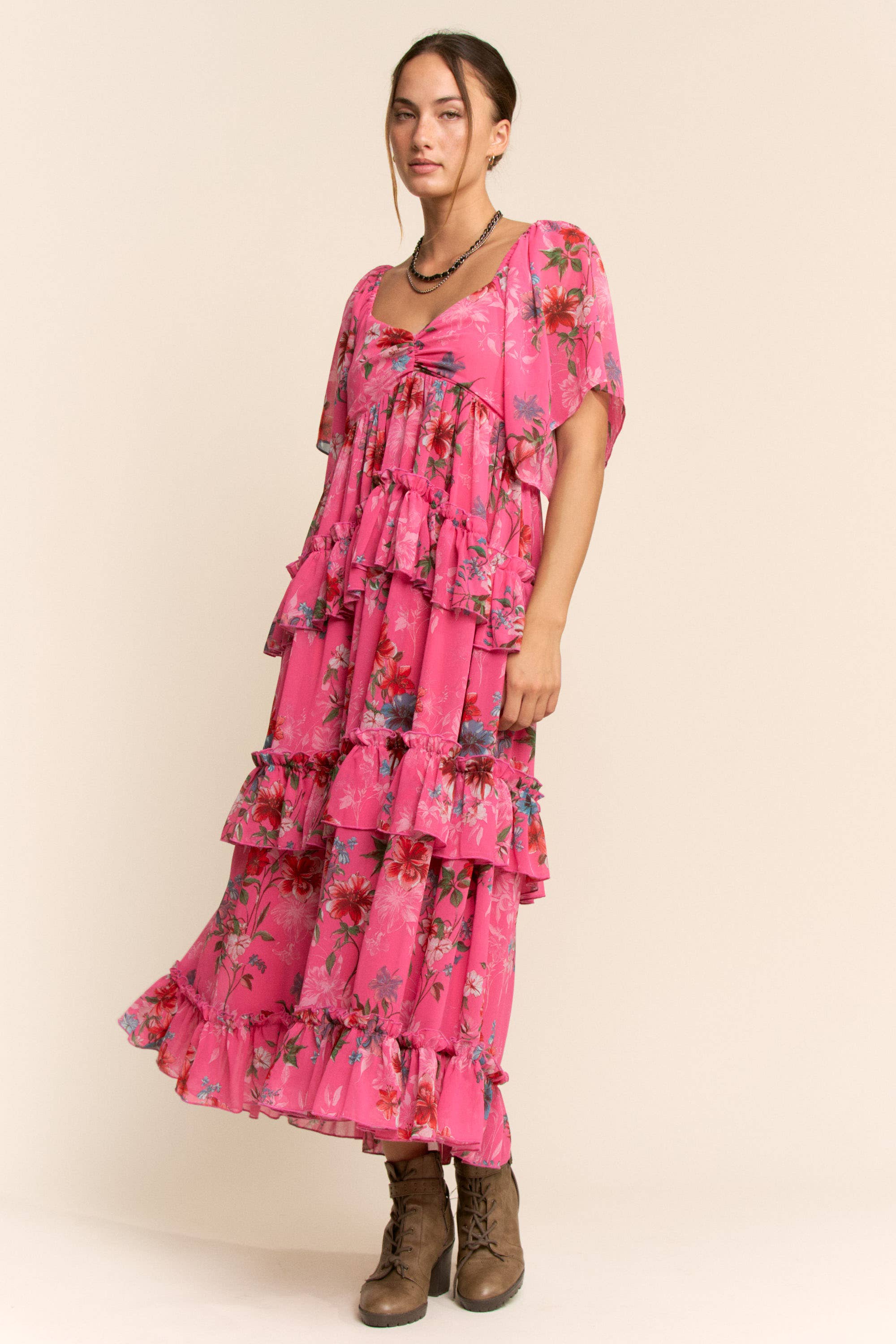 Sunshine Floral Maxi Dres