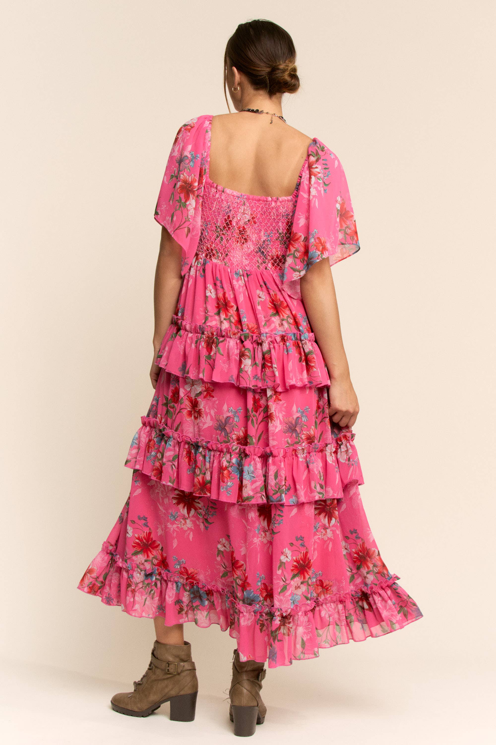 Sunshine Floral Maxi Dres
