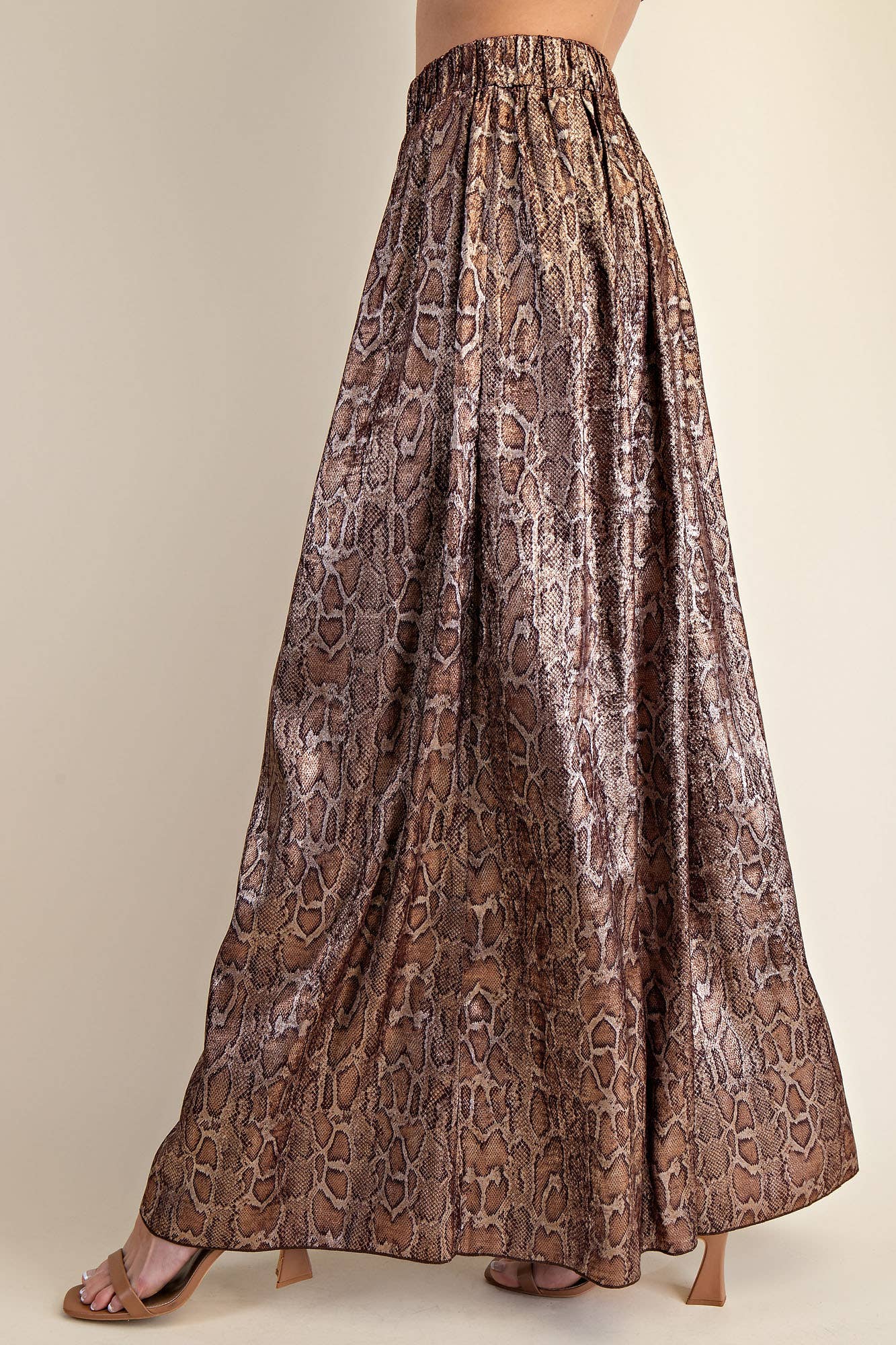 Python Elastic Waist Pants