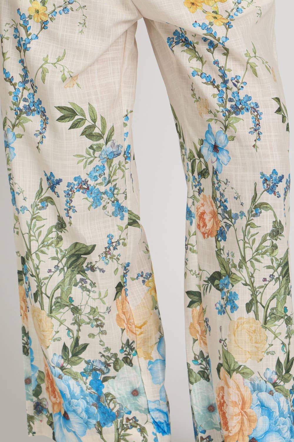 Botanical Print Relaxed Shirt And Trouser Set