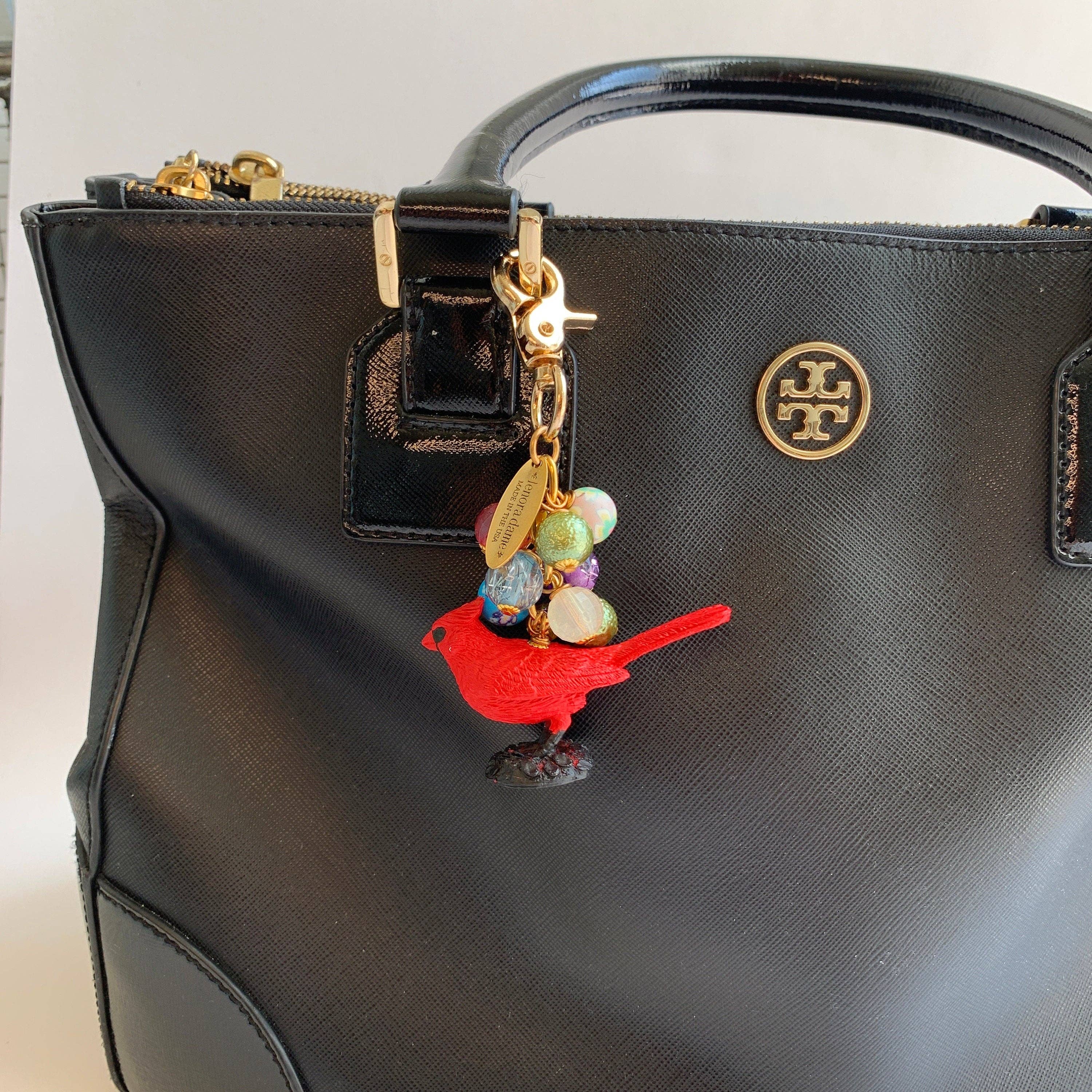 Cardinal Bag Charm