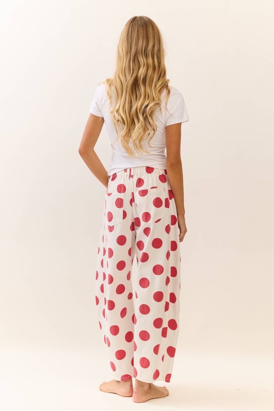 Game Day Polka Dot Printed Jean