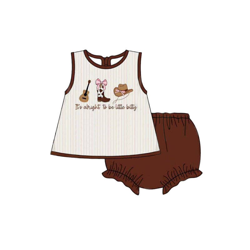 Kids Summer Fall Western Boots Farm Embroidery Sibling Clothes