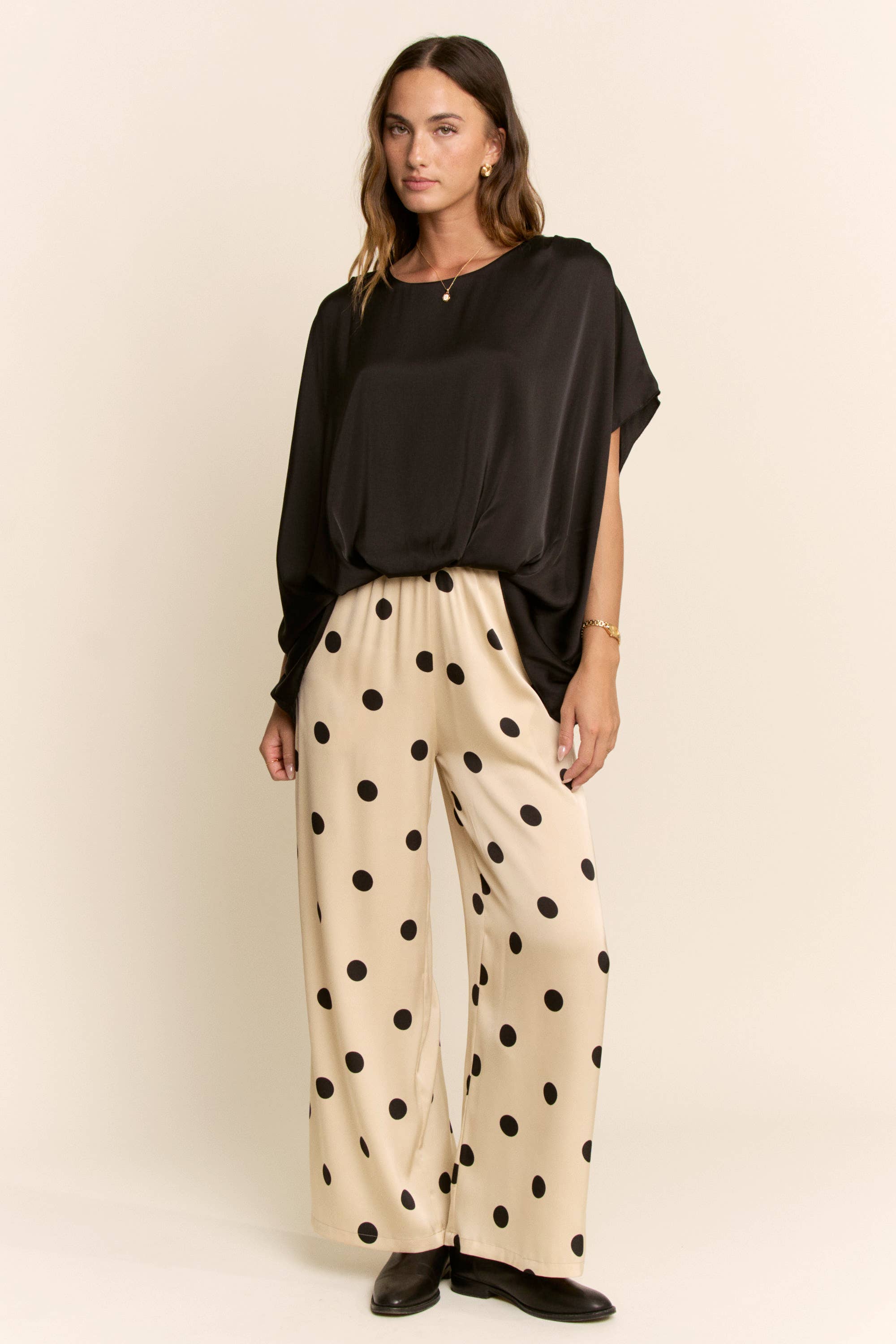 Bubble Cropped Blouse