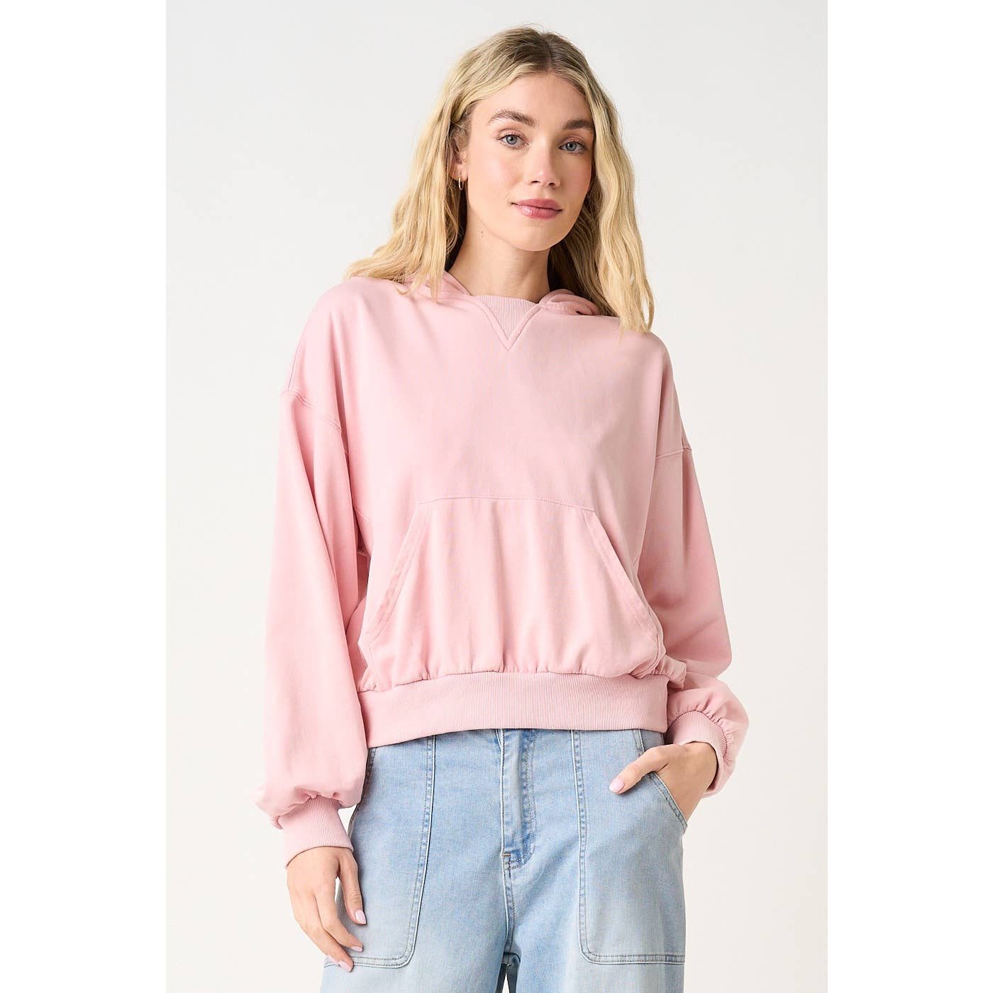 Cropped Slouch Hoodie