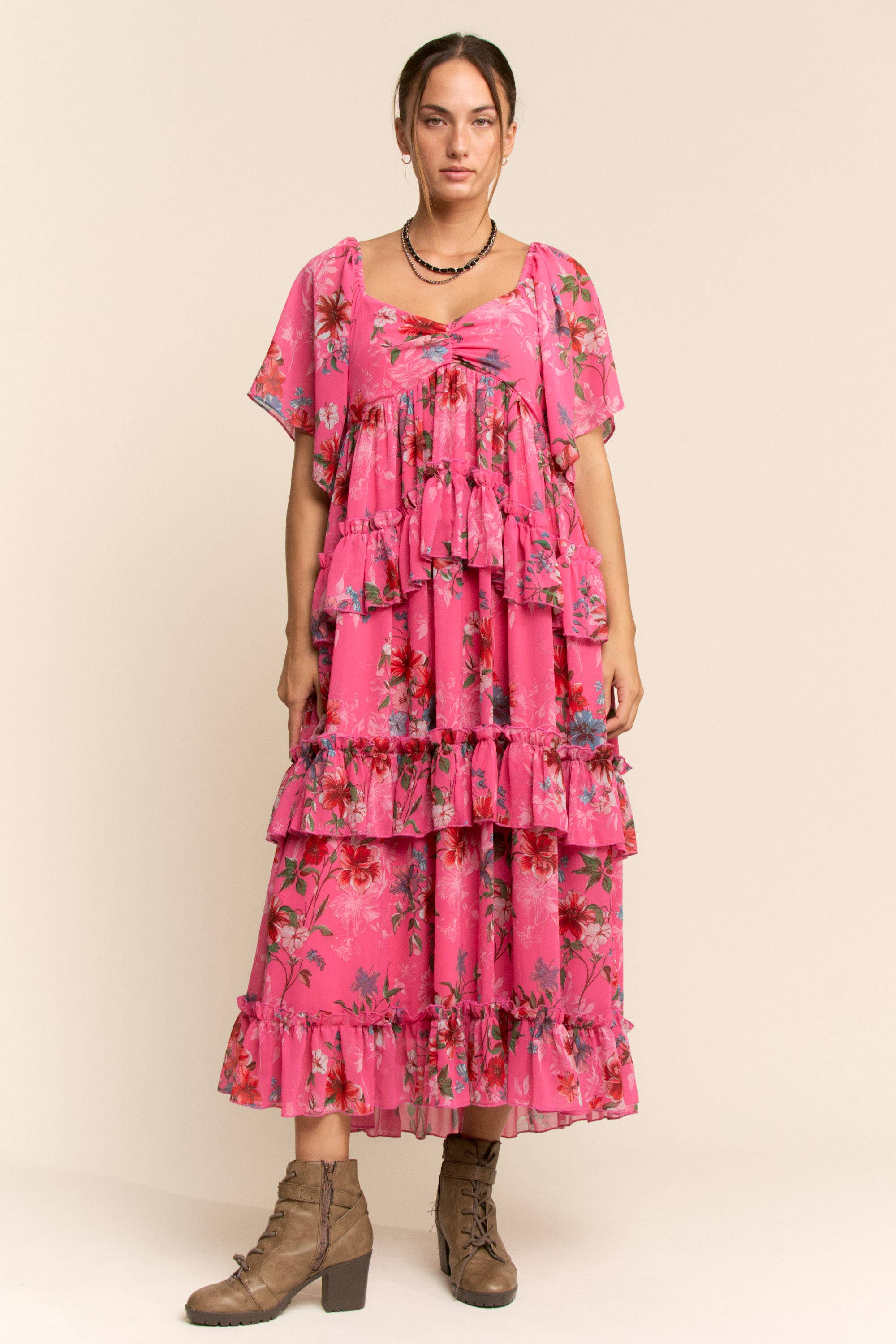 Sunshine Floral Maxi Dres