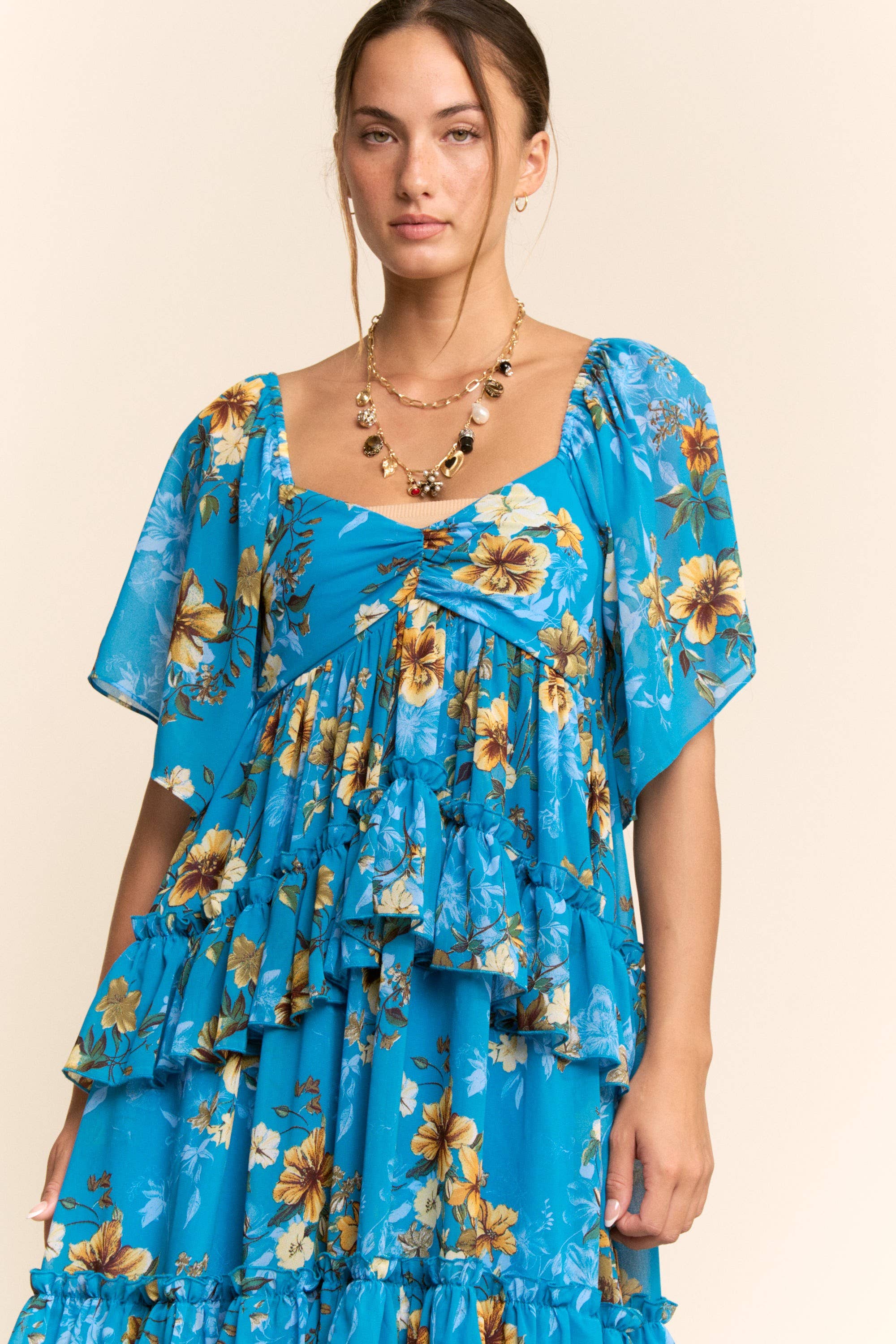 Sunshine Floral Maxi Dres