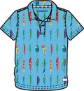 Boys Gone Fishin Knit Short Sleeve Performance Polo