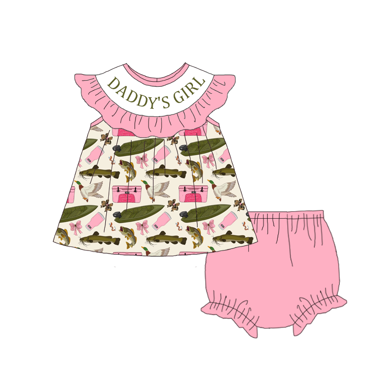 Summer Daddy's Girl Smocked Embroidery Set