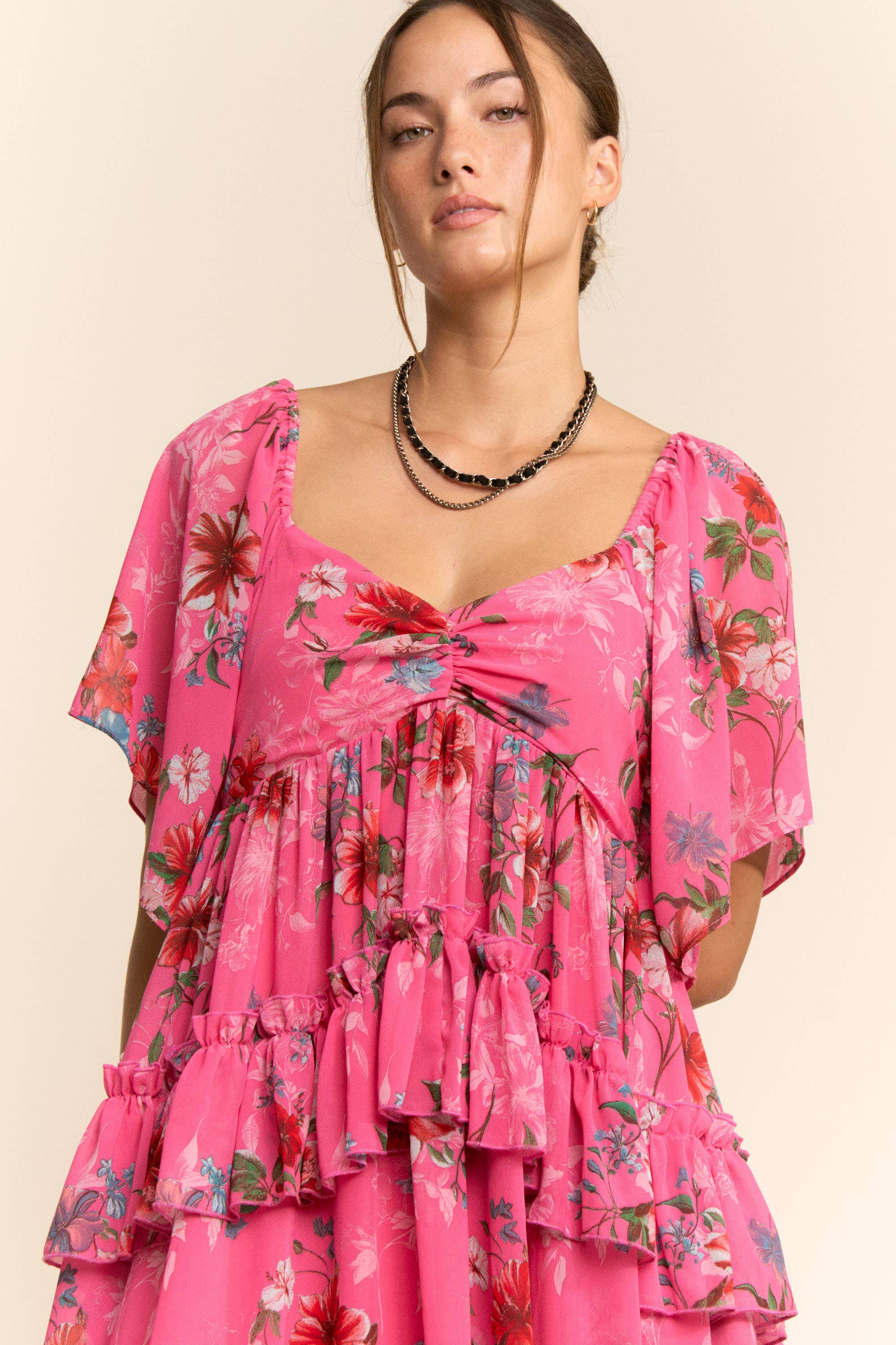 Sunshine Floral Maxi Dres