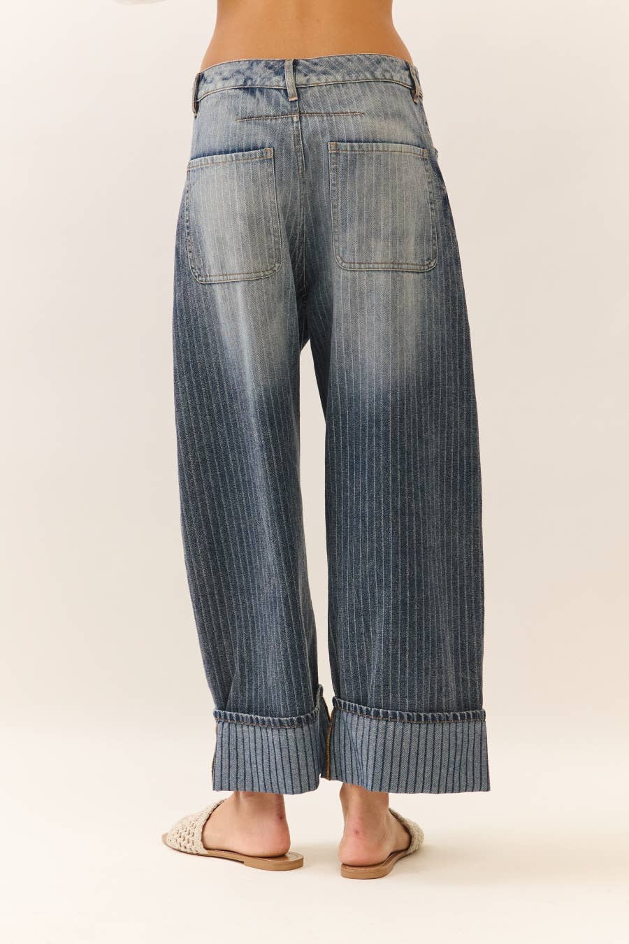 The Striped Barrel Carpenter Culottes Pants