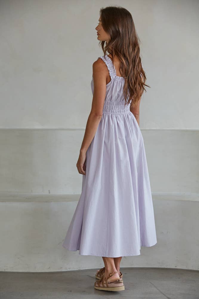 Woven Cotton Sleeveless Dress